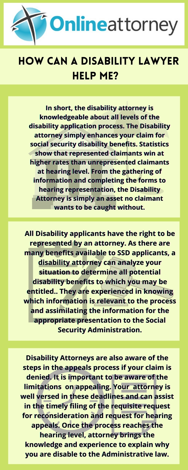How a disability lawyer help me